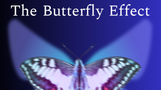 The butterfly effect -teatteriesityksen mainos